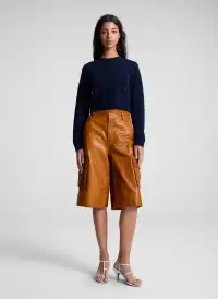 Toby Leather Short(Whiskey,00)