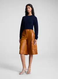 Toby Leather Short(Whiskey,00)