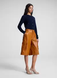 Toby Leather Short(Whiskey,00)