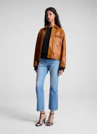 Ty Leather Jacket(Whiskey,XS)