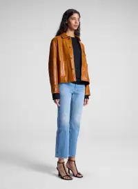 Ty Leather Jacket(Whiskey,XS)