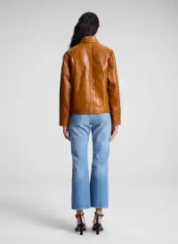 Ty Leather Jacket(Whiskey,XS)