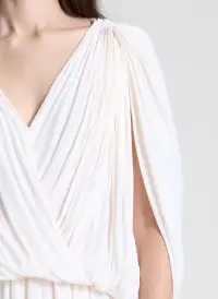 Vivian Caped Top(Chalk,XXS)