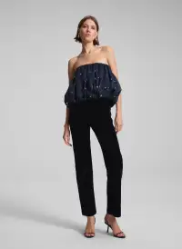 Willie Velvet Pant(Navy,00)