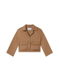 Winston Wool Cashmere Jacket(Camel,XS)