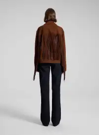 Wren Suede Fringe Jacket(Timberglaze,XS)