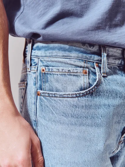 AM Original 5 Pocket Jean(Vintage Light Indigo,28)
