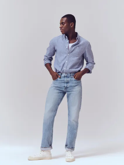 AM Original 5 Pocket Jean(Vintage Light Indigo,28)