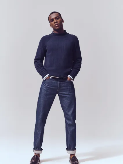AM Original 5 Pocket Jean(Raw Indigo,28)