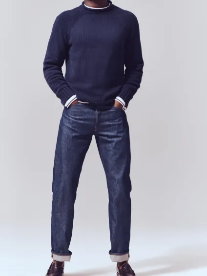 AM Original 5 Pocket Jean(Raw Indigo,28)