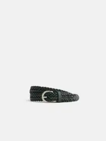 Dragon Diffusion Woven Leather Belt