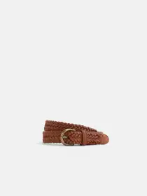 Dragon Diffusion Woven Leather Belt