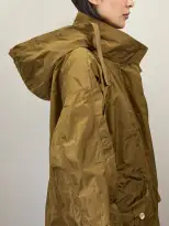 Becky Malinsky x Alex Mill Claes Anorak in Taffeta(Khaki,XS)