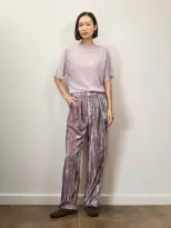 Becky Malinsky x Alex Mill Helen Tee(Lilac,XS)