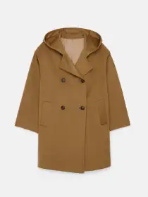 Double Breasted Coat In Cashmere