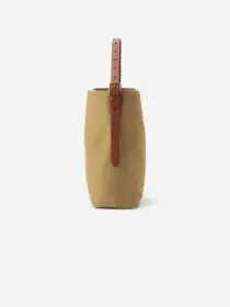 Brady Leven Large Canvas Shoulder Bag(Khaki,O/S)