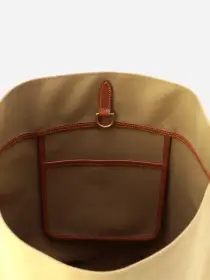 Brady Leven Large Canvas Shoulder Bag(Khaki,O/S)