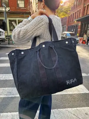 The Perfect Weekend Tote(Black,O/S)