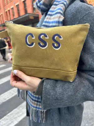 The Perfect Canvas Pouch(Golden Khaki,O/S)