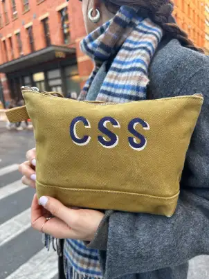 Painted Perfect Canvas Pouch