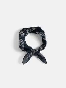 Cotton Bandana(Navy/White,O/S)