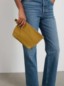The Perfect Canvas Pouch(Golden Khaki,O/S)