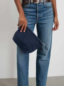 The Perfect Canvas Pouch(Navy,O/S)