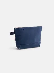 The Perfect Canvas Pouch(Navy,O/S)