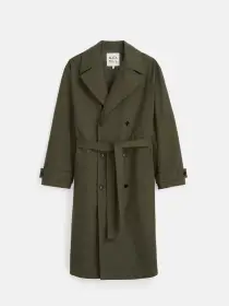Trench Coat in Cotton Nylon