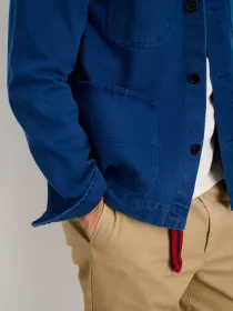 Garment Dyed Work Jacket in Recycled Denim(French Navy,XS)