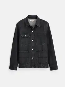 Work Jacket In Vintage Wash Denim