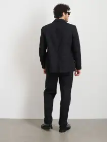 Cooper Trouser in Cotton Linen(Black,28)