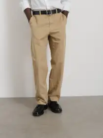 Cooper Trouser in Cotton Linen(Khaki,28)