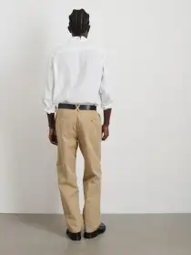 Cooper Trouser in Cotton Linen(Khaki,28)