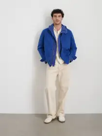 Work Jacket Blazer(Cunningham Blue,XS)
