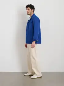 Work Jacket Blazer(Cunningham Blue,XS)