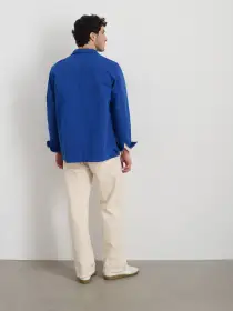 Work Jacket Blazer(Cunningham Blue,XS)