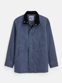 Aaron Utility Jacket in Recycled Denim