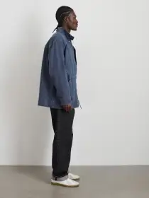 Aaron Utility Jacket in Recycled Denim(Blue,XS)