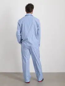 P'Jimmies Sleep Shirt in Stripe(Blue Stripe,XXS)