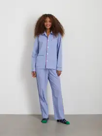 P'Jimmies Sleep Shirt in Solid(Blue,XXS)