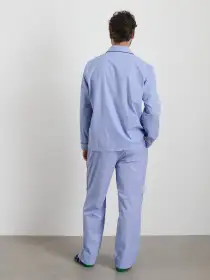 P'Jimmies Sleep Shirt in Solid(Blue,XXS)
