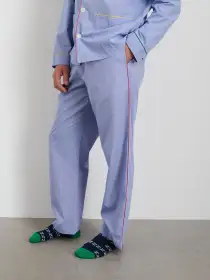 P'Jimmies Sleep Pant in Solid(Blue,XXS)