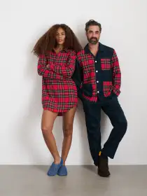 P'Jimmies Sleep Pant in Flannel(Blackwatch Plaid,XXS)