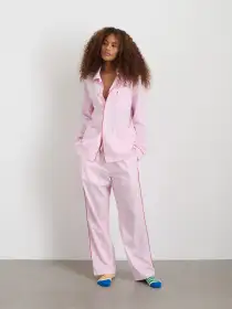 P'Jimmies Sleep Pant in Stripe(Pink Stripe,XXS)