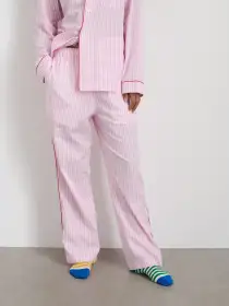 P'Jimmies Sleep Pant in Stripe(Pink Stripe,XXS)
