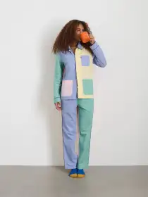 P'Jimmies Sleep Pant in Colorblock(Pastel Colorblock,XXS)