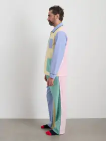 P'Jimmies Sleep Shirt in Colorblock(Pastel Colorblock,XXS)