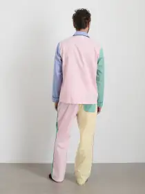 P'Jimmies Sleep Shirt in Colorblock(Pastel Colorblock,XXS)
