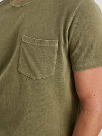 Vintage Wash Pocket Tee(Bay Leaf,XS)
